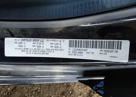 2012 Dodge Avenger Se z USA, uszkodzony, nr VIN 1C3CDZAG8CN314637